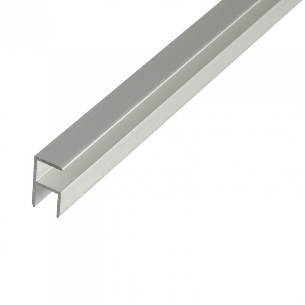 Hliníkový profil G, 20x8,9x1,5mm, 100cm, stříbrný elox