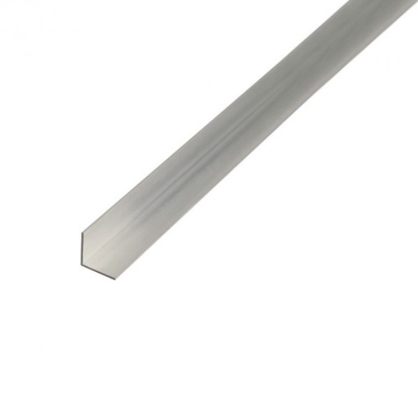 Hliníkový profil L, 15x15x1,5mm, 100cm, stříbrný elox