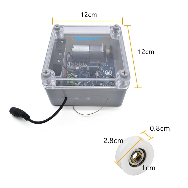 Automatické otevírání dvířek - strojek Poultry kit Vertical Premium