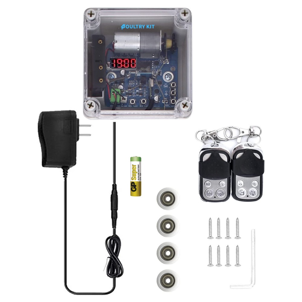 Automatické otevírání dvířek - strojek Poultry kit Vertical Premium