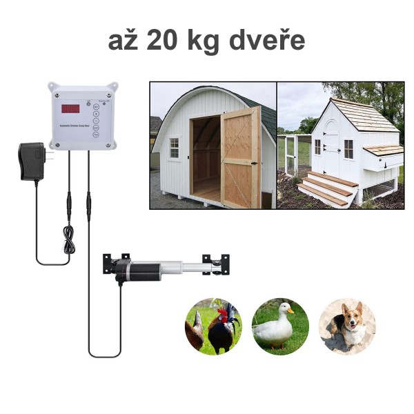 Automatické otevírání dvířek - strojek Poultry kit Horizont Premium 20 kg