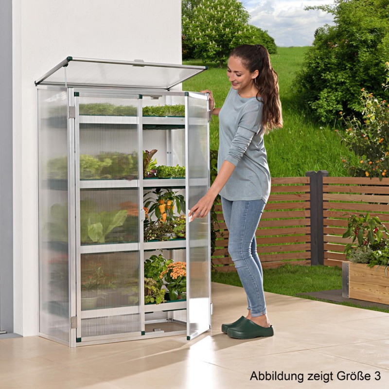Skleník na balkón B3, 87 x 44 x 140 cm,  6 mm, výsev a pěstování