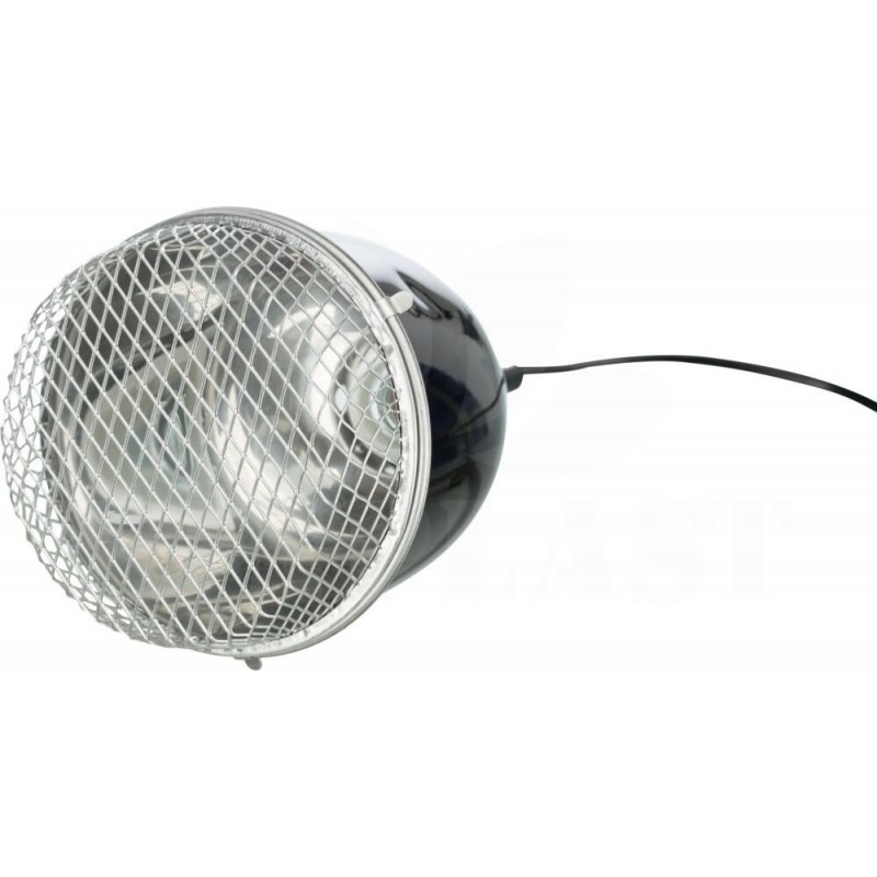 Hliníkový reflektor - průměr 14 x 19 cm, 150 W, vyhřívací reflektor pro kuřata a křepelky s ochrannou mřížkou