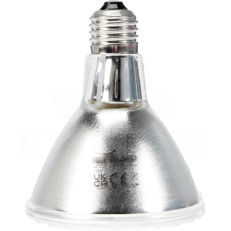 Infražárovka HeatSpot Pro 75 W,  E27, halogenová bodová lampa, ø 81 × 108 mm, tepelná pro ohřev a světlo pro kuřata a křepelky