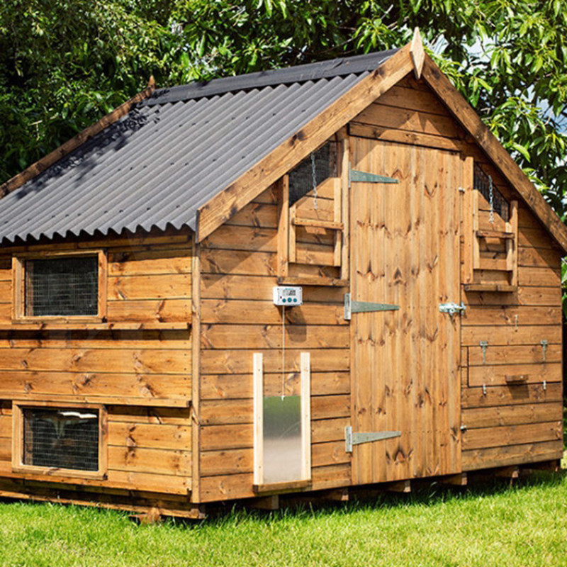 Automatická dvířka kurníku - strojek Poultry kit Smart 4x baterie AA, otevírání a zavírání vertikálních dvířek