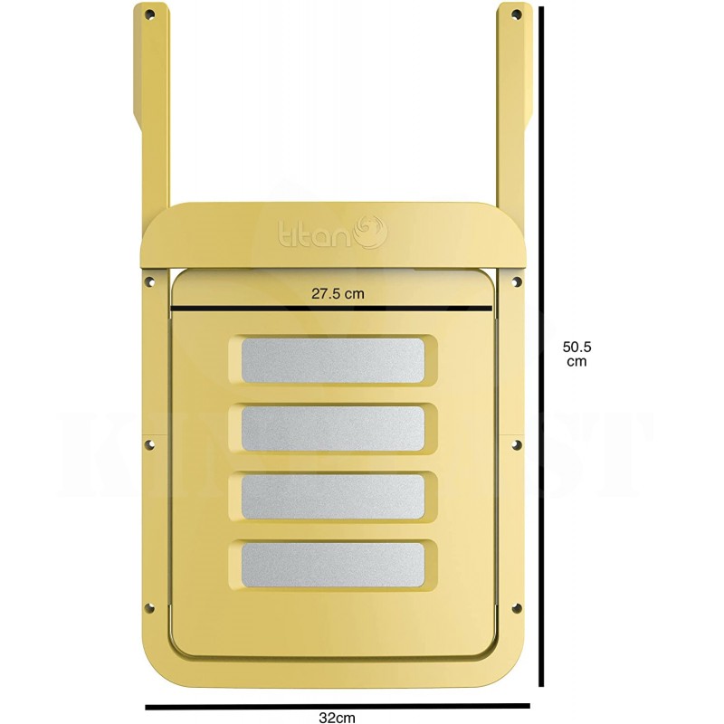 Automatické otevírání a zavírání kurníku, strojek Titan Cube s časovačem na baterie + hliníková dvířka