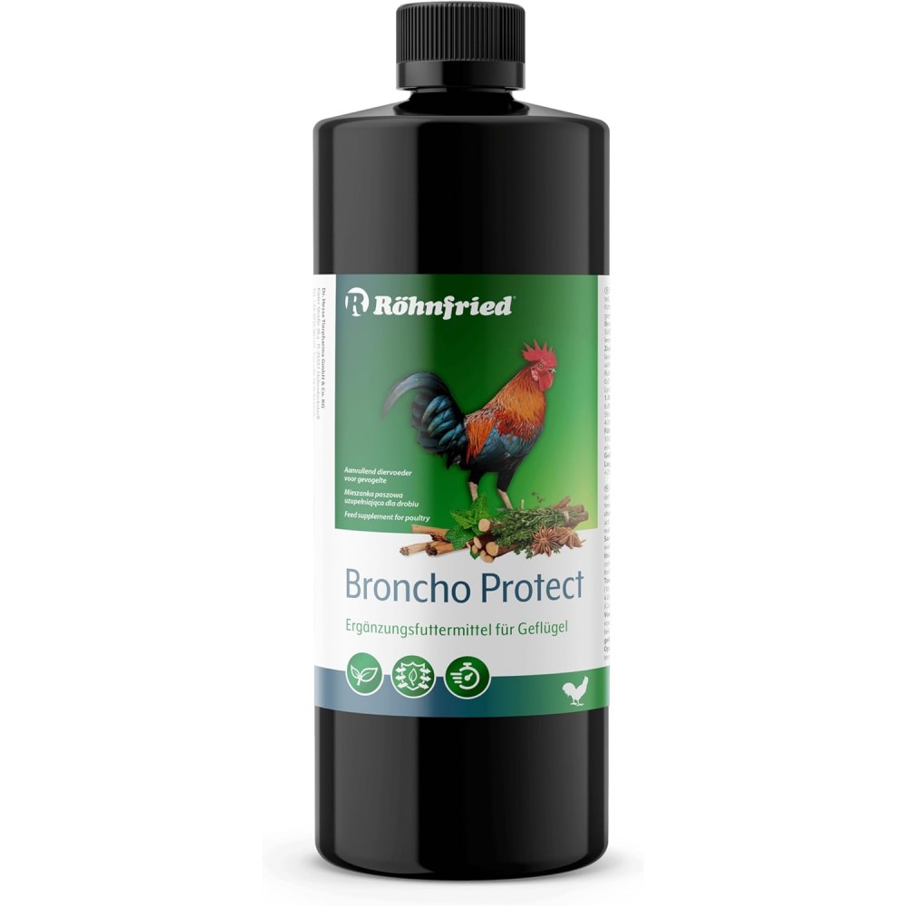 Doplňkové krmivo pro drůbež Röhnfried Broncho Protect  0,5 l proti nedostatkům podmíněným krmením