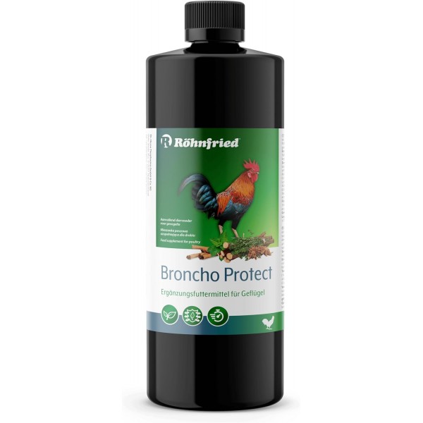 Doplňkové krmivo pro drůbež Röhnfried Broncho Protect  0,5 l proti nedostatkům podmíněným krmením