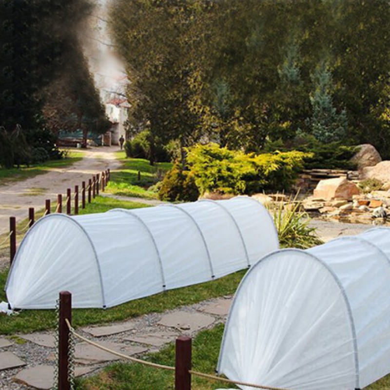 Zahradní fóliovník, tunel 400 x 120 x 100 cm, tunely s tkaninou na ochranu rostlin