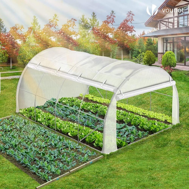 Zahradní fóliovník Orchard 12 m², 4 x 3 x 2 m, tunel s rolovacími stěnami,  trubky 19 mm, PE 140 g/m² s vysokou hustotou 