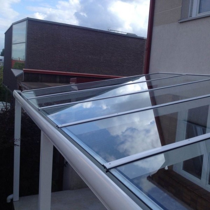 Pergola REGIUM Gampre 2,00 m - hliníková pergola s 10 mm čirým sklem