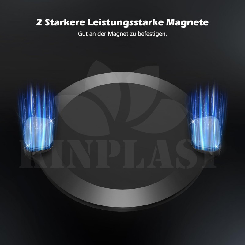 Antiradar Magnetický držák pro OOONO CO-Driver NO2, kovová super lepicí podložka pro sluneční clonu, přístrojovou desku