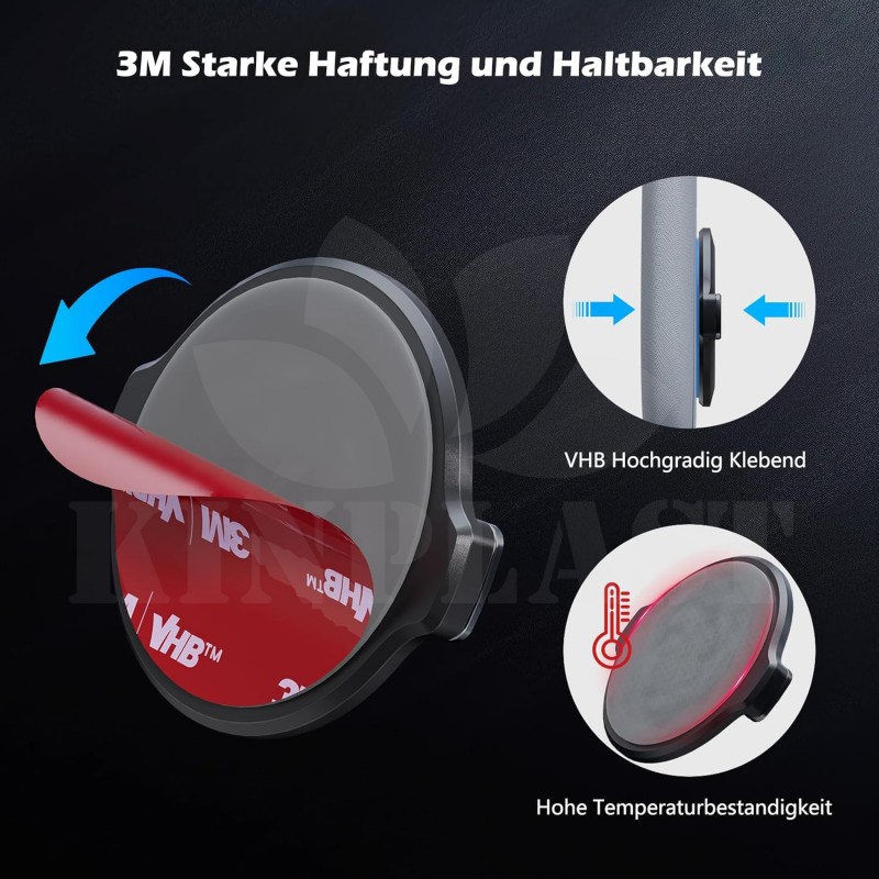 Antiradar Magnetický držák pro OOONO CO-Driver NO2, kovová super lepicí podložka pro sluneční clonu, přístrojovou desku