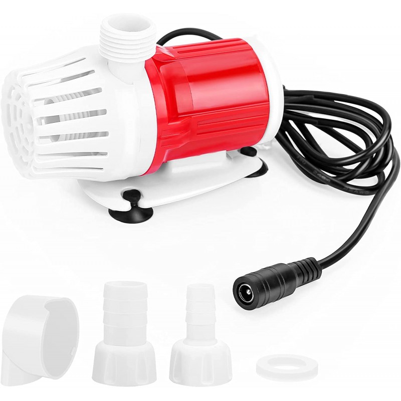 Čerpadlo na vodu bezkartáčové, frekvenční DC 12 V, 20 W, 1200 l/h