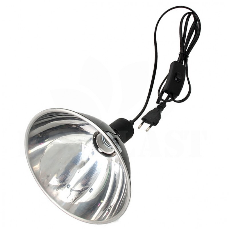 Lampa 19x17cm s ochranným krytem,  max. výkon 150W