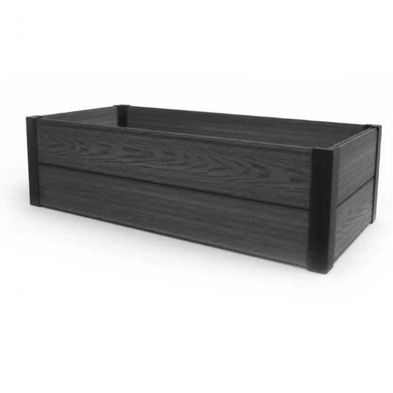 Vyvýšený záhon Keter Maple Trough 106 x 50 x 32 cm, šedý wpc dřevoplast