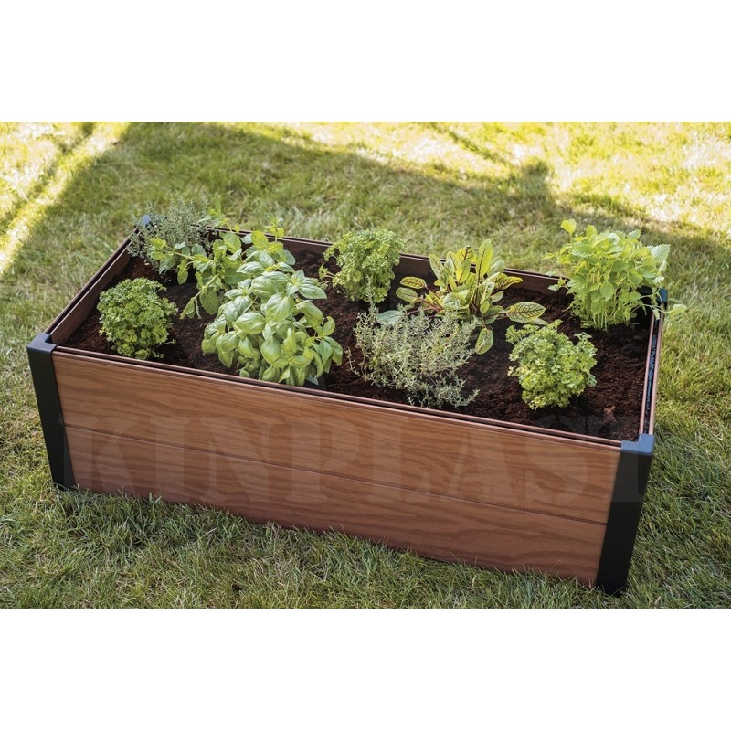 Vyvýšený záhon Keter Maple Trough 106 x 50 x 32 cm, hnědý wpc dřevoplast