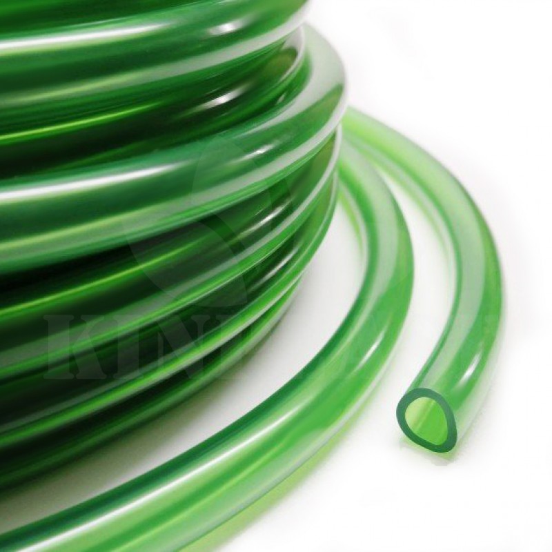 Distribuční hadice 9/12 mm, zelená, 1 m pro napáječky křepelek, pro spojky a tvarovky 9 mm