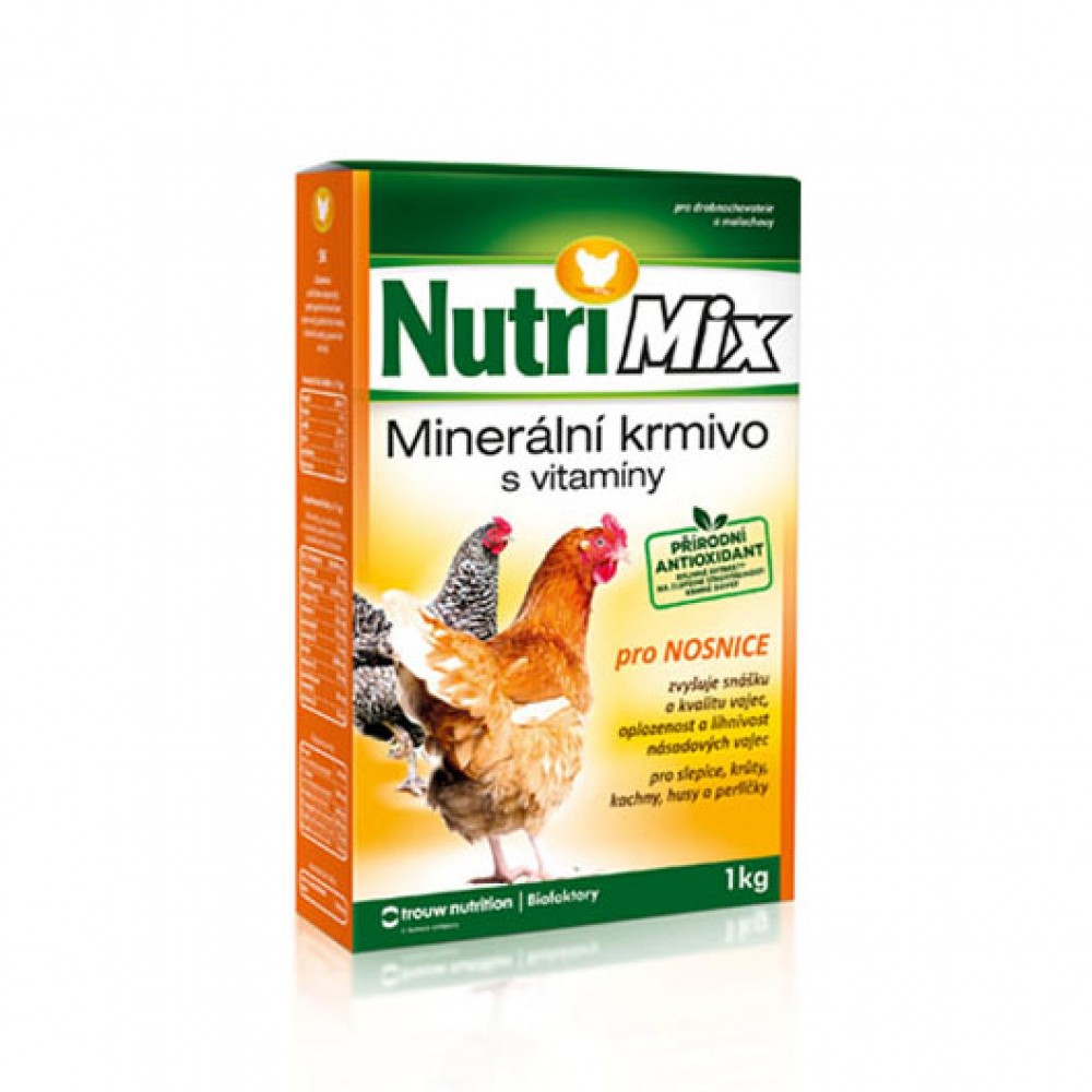 Nutri Mix pro nosnice, kachny, křepelky a ostatní drůbež, výkrm a odchov 1 kg