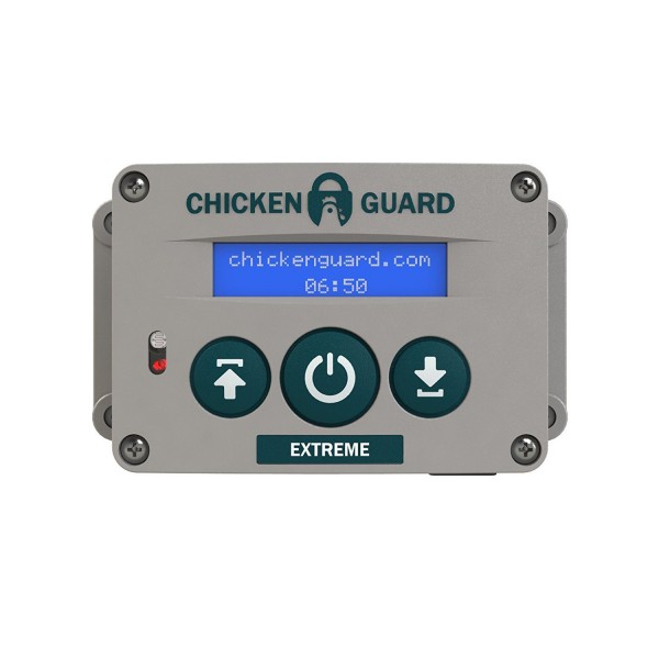 Otevírání a zavírání kurníku ChickenGuard Extreme automatické