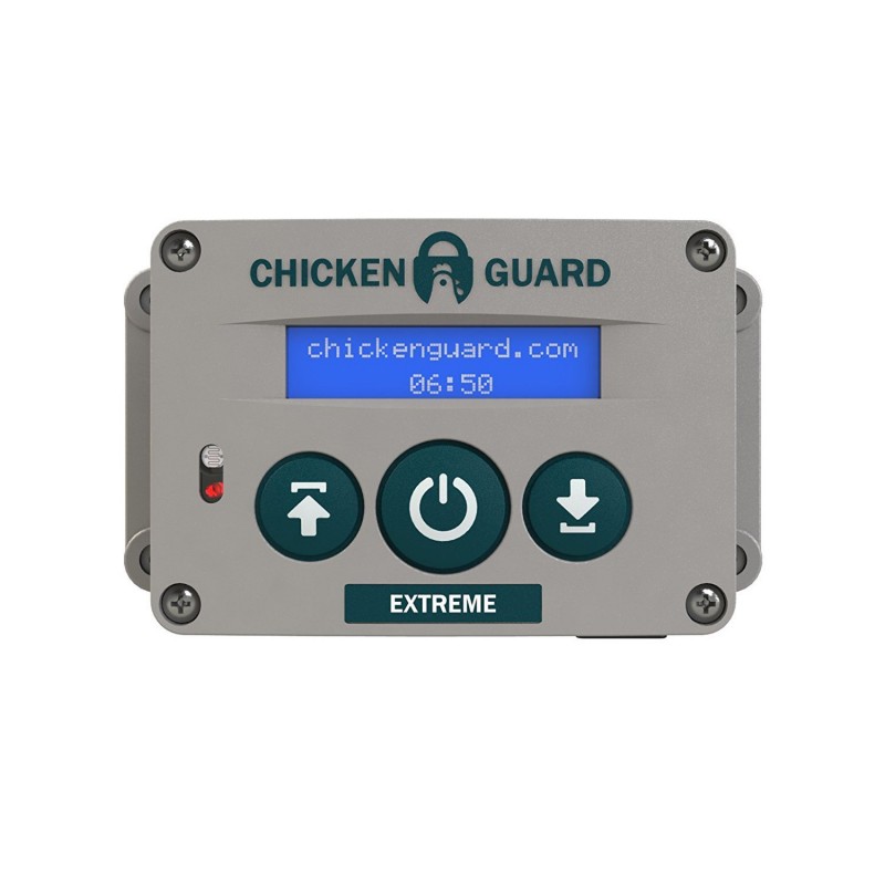 Otevírání a zavírání kurníku ChickenGuard Extreme automatické