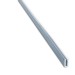 Hliníkový profil U, 14x5,6x1,2mm, 2 x 100cm, stříbrný, drážka 3,4mm