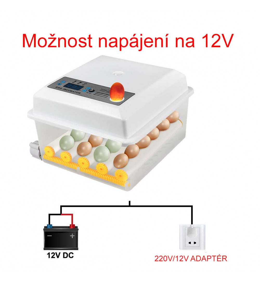 Líheň automatická digitální inkubátor 16 vajec