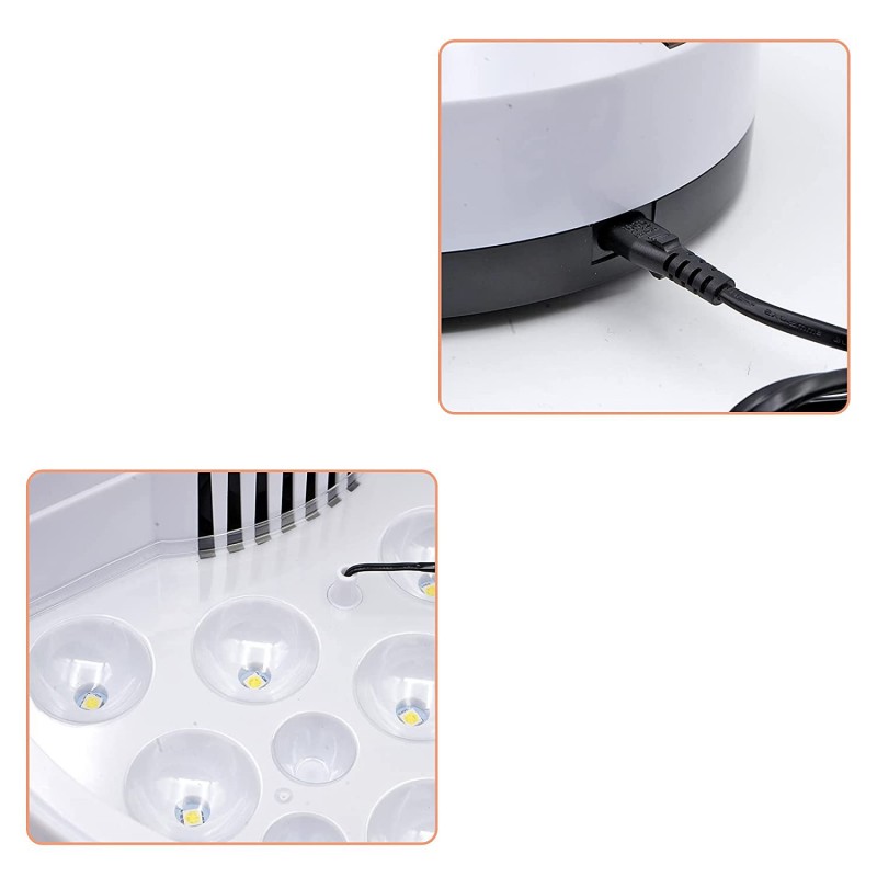 Líheň digitální Mini, inkubátor 9 vajec s LED automatickým měřením teploty