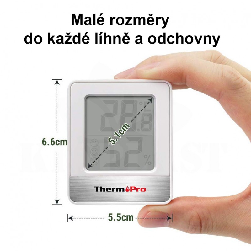 Digitální mini teploměr a vlhkoměr ThermoPro