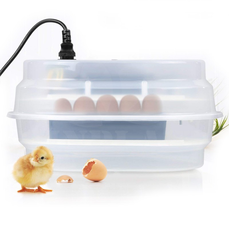 Líheň Mini digitální inkubátor na 12 vajec slepic, kachen, hus, krůt s regulací teploty 
