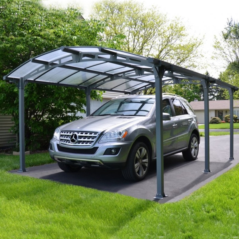 Arcadia 5000 - garážový přístřešek pro auto s obloukovou střechou