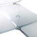 Pařeniště - vyvýšený záhon 150 x 75 x 52 cm, kovové s polykarbonátem