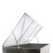 Pařeniště - vyvýšený záhon 150 x 75 x 52 cm, kovové s polykarbonátem