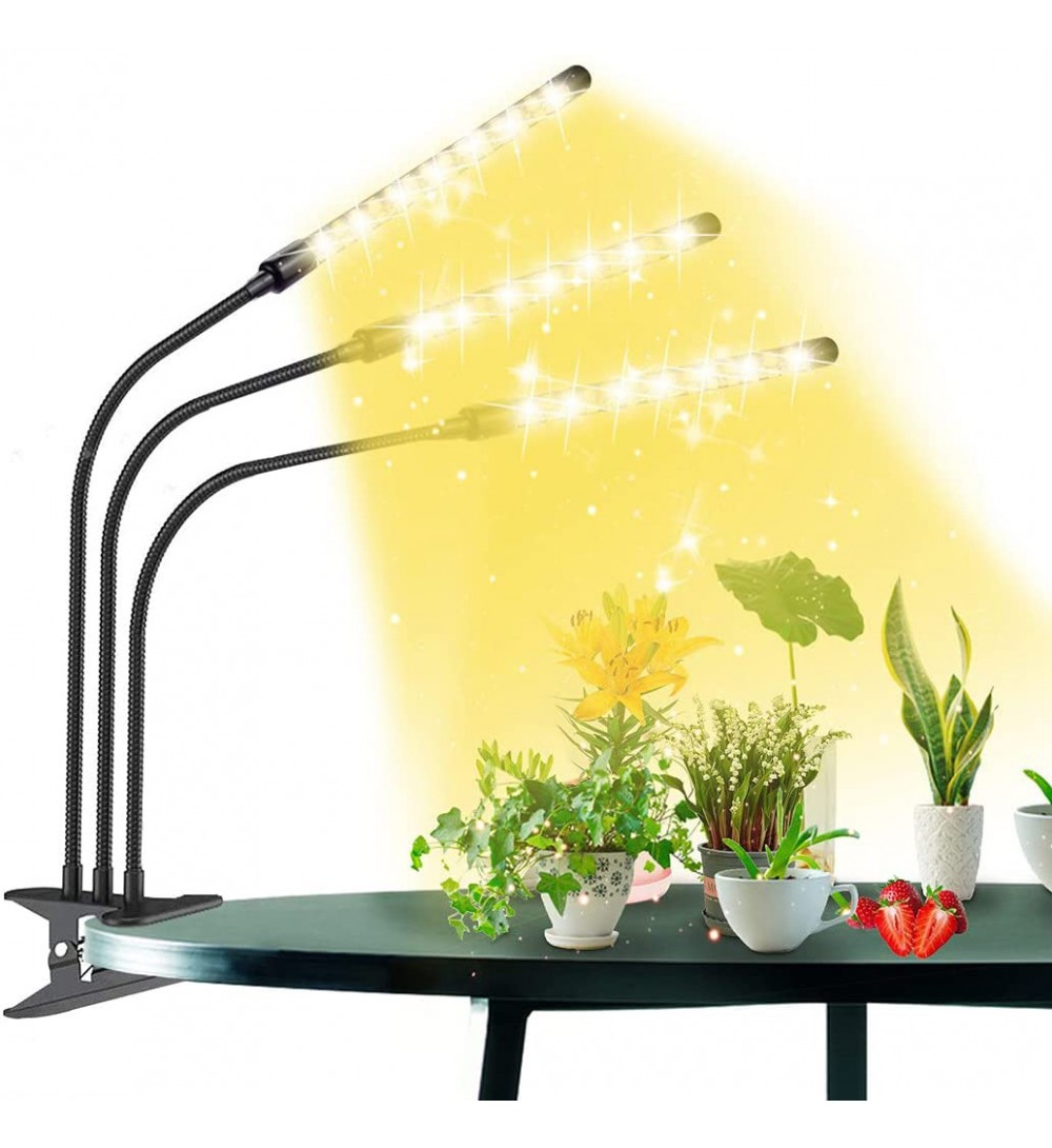 Growlight lampa na rostliny 198 LED, 65 W, 6500 lm, 4 režimy, 9 stupňů výkonu
