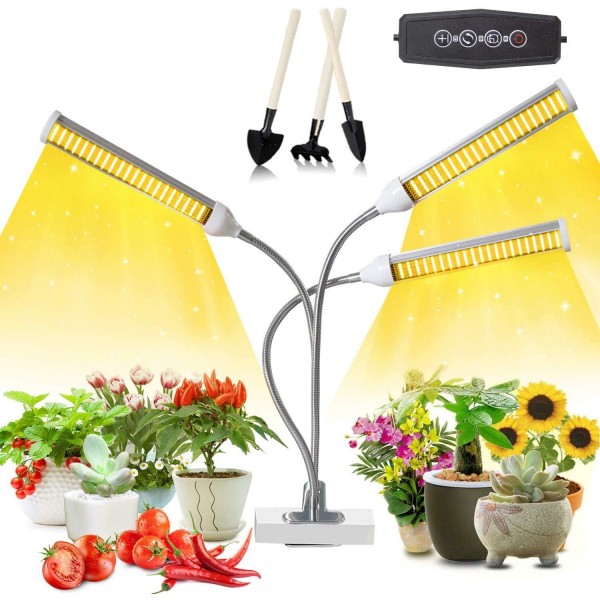 Growlight lampa na rostliny 315 LED, 150 W, plné spektrum, 3 režimy, 5 stupňů výkonu