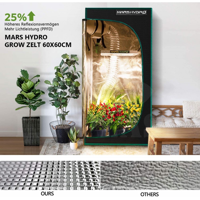 Grow LED lampa - panel Mars TS 600 W, plné spektrum  240 LED