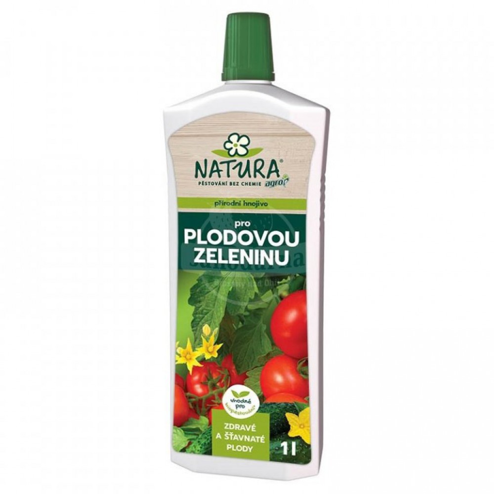 Přírodní hnojivo NATURA pro plodovou zeleninu  1l, kapalné hnojivo vhodné pro ekologické zemědělství