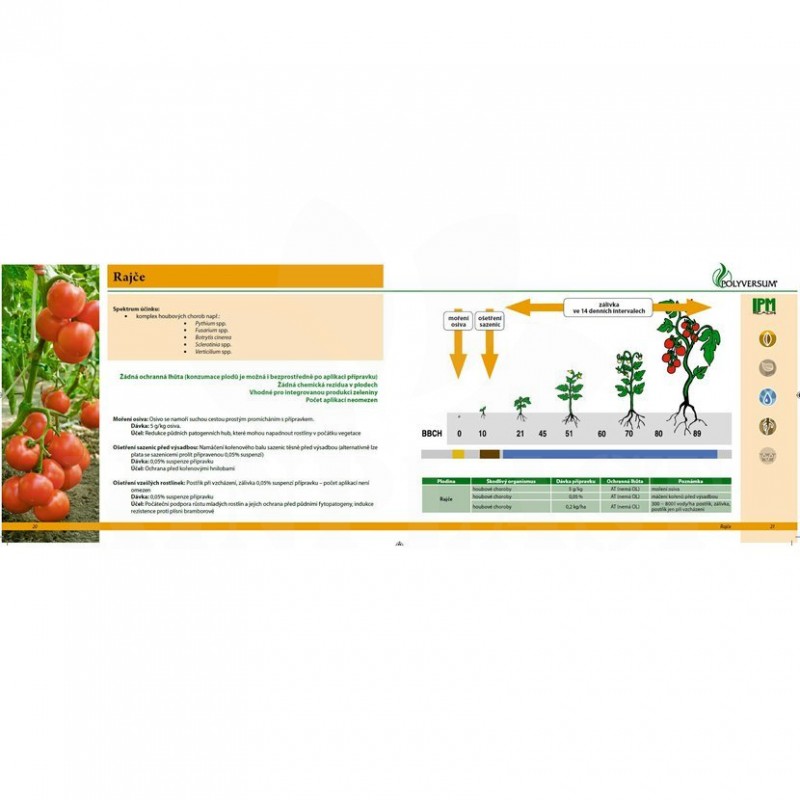 Polyversum 5g Biogarden proti plísňovým chorobám rostlin