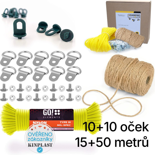 Sada na vyvazování rostlin Sanus Gardentec 25, pro vedení rajčat a pnoucí zeleninu, snadná instalace do profilu