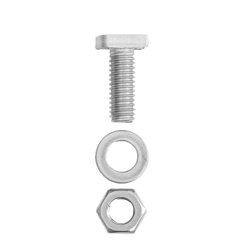 Skleníkové šrouby 10 kusů, M6 x 19 mm s maticí z ušlechtilé oceli