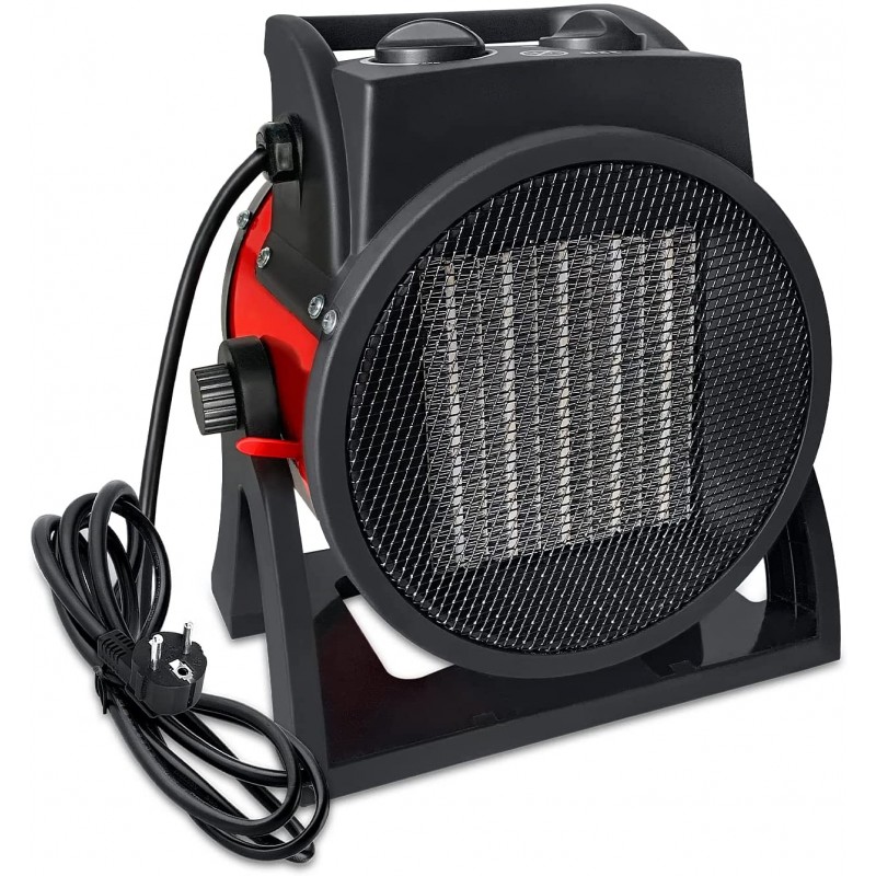 Vytápění skleníku, topný ventilátor s PTC keramickou topnou deskou, 3000 W