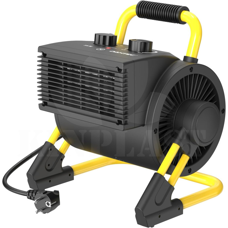 Elektrické topidlo 3000 W Dahtec, topný keramický ventilátor, vytápění skleníků s termostatem, 3 stupně topení