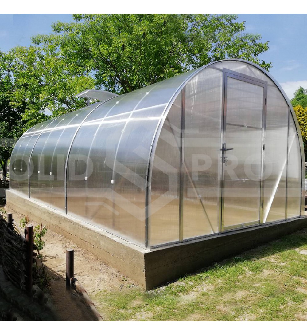Skleník ARCHED 3,0 m - zahradní hliníkový skleník SOLIDPROF