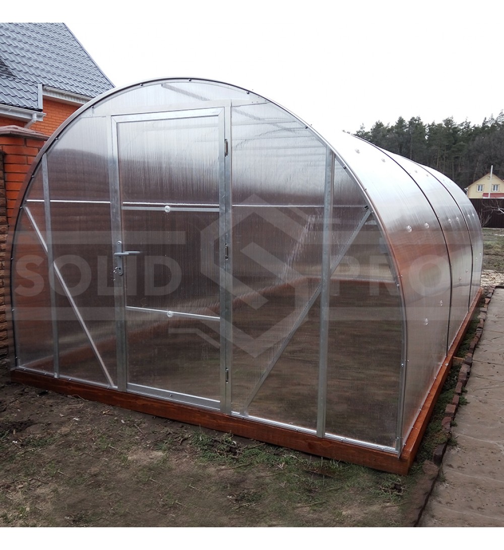 Skleník ARCHED 6,0 m - zahradní hliníkový skleník SOLIDPROF