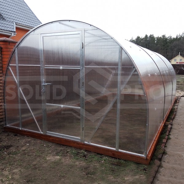 Skleník ARCHED 5,0 m - zahradní hliníkový skleník SOLIDPROF