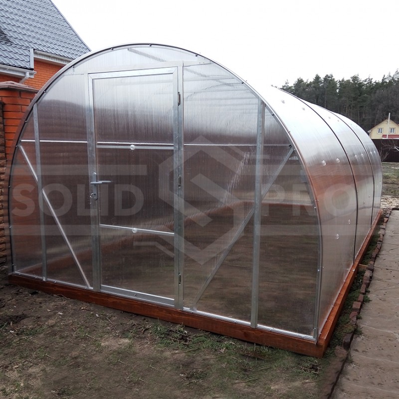 Skleník ARCHED 6,0 m - zahradní hliníkový skleník SOLIDPROF
