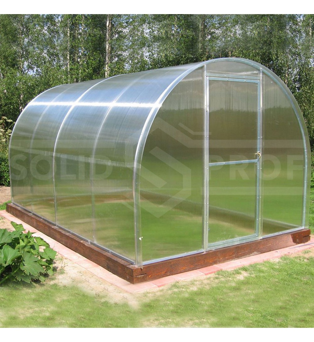 Skleník ARCHED 2,0 m PREMIUM - zahradní hliníkový skleník SOLIDPROF
