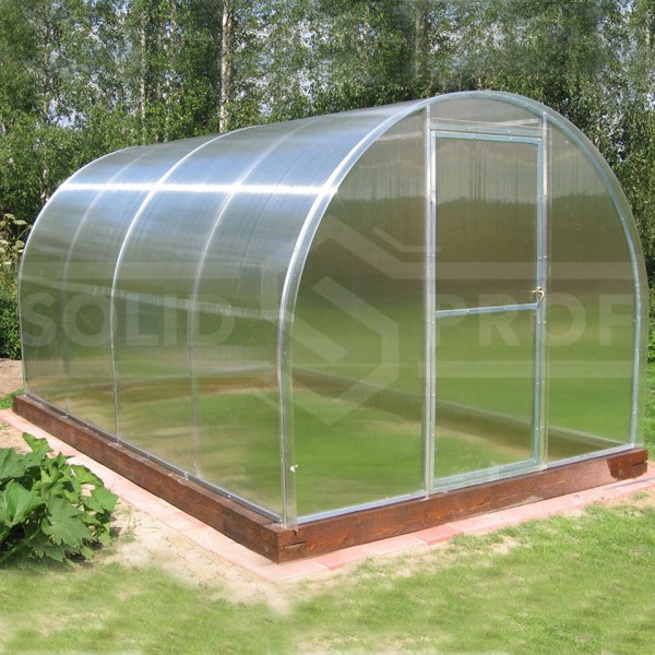 Skleník ARCHED 2,0 m PREMIUM - zahradní hliníkový skleník SOLIDPROF