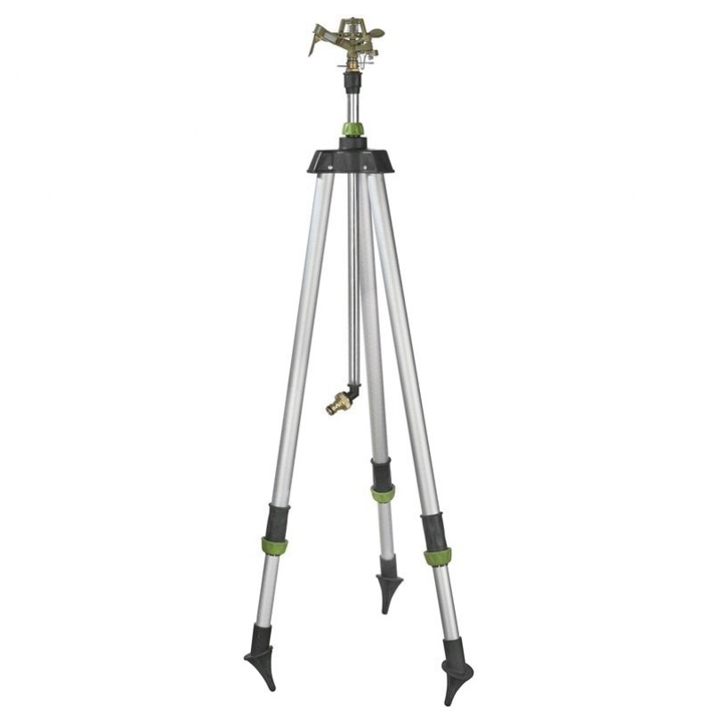 Postřikovač Tripod High Eurom, mosaz, rotace 30 -360°, tříbodový stojan