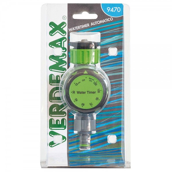 Zavlažovací hodiny Verdemax ruční na 1x 9,0V baterii, nastavení 1 až 120 minutí